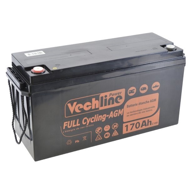 Batterie Agm Etanche Decharge Lente Vechline Ah