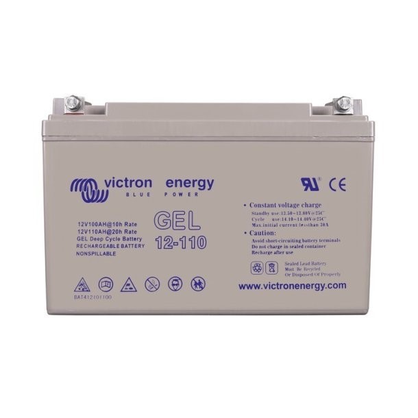 BATTERIE GEL VICTRON DECHARGE LENTE 110AH